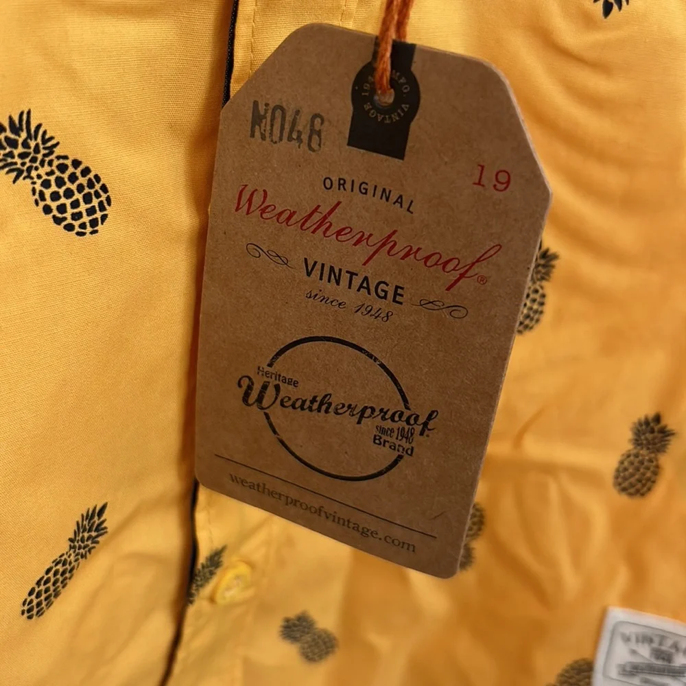 New Weatherproof Vintage Pineapple Top - Picture 2 of 7